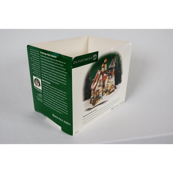 Department 56 The Peanut Brittle Factory North Pole Series #56701 Lighted House - Picture 8 of 10